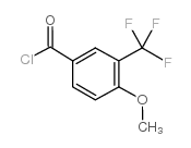 4-甲氧基-3-三氟甲基氯苄结构式