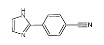 4-(咪唑-2-基)苯腈结构式