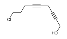 9-chloro-2,5-nonadiyn-1-ol结构式