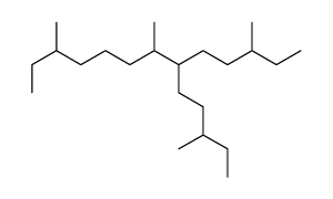 3,7,11-trimethyl-6-(3-methylpentyl)tridecane结构式