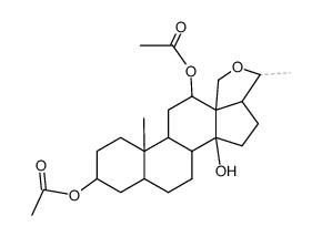 Di-O-acetyl-tetrahydrostapelogenin结构式