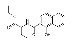 2-[(1-hydroxy-naphthalene-2-carbonyl)-amino]-butyric acid ethyl ester Structure