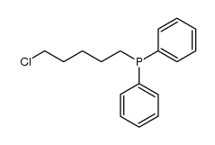(5-chloropentyl)diphenylphosphane结构式