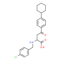 2-[(4-Chlorobenzyl)amino]-4-(4-cyclohexylphenyl)-4-oxobutanoic acid picture