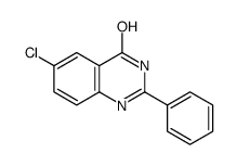 6-Chloro-2-phenyl-4(3H)-quinazolinone结构式