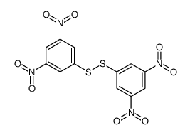 1-[(3,5-dinitrophenyl)disulfanyl]-3,5-dinitrobenzene结构式