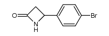 4-(4-BROMOPHENYL)-2-AZETIDINONE结构式
