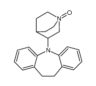 3-(10,11-dihydro-5H-dibenzo[b,f]azepin-5-yl)quinuclidine 1-oxide结构式