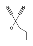 3-ethyloxirane-2,2-dicarbonitrile Structure
