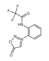 3-[2-(Trifluoroacetamido)phenyl]sydnone结构式