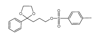 3-(2-phenyl-1,3-dioxolan-2-yl)propyl 4-methylbenzenesulfonate Structure