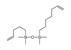 [dimethyl(pent-4-enyl)silyl]oxy-hept-6-enyl-dimethylsilane Structure