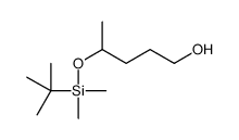4-[tert-butyl(dimethyl)silyl]oxypentan-1-ol结构式