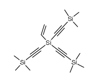 tris(trimethylsilylethynyl)vinylsilane Structure