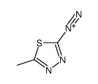 5-methyl-1,3,4-thiadiazole-2-diazonium Structure
