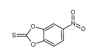 5-nitrobenzo[1,3]dioxole-2-thione structure