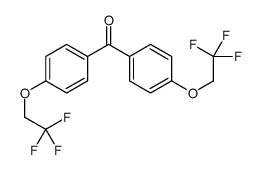 bis[4-(2,2,2-trifluoroethoxy)phenyl]methanone结构式