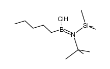 {tert-butyl(trimethylsilyl)amino}chloro(pentyl)borane Structure
