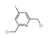 4-Iodo-2,6-bis(bromomethyl)pyridine structure