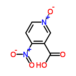 4-硝基烟酸-N-氧化物结构式