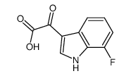 2-(7-fluoro-1H-indol-3-yl)-2-oxoacetic acid结构式