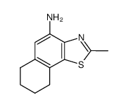 Naphtho[2,1-d]thiazole, 4-amino-6,7,8,9-tetrahydro-2-methyl- (6CI) structure