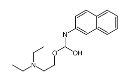 2-(diethylamino)ethyl N-naphthalen-2-ylcarbamate Structure