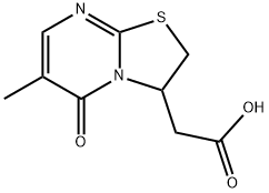 (6-Methyl-5-oxo-2,3-dihydro-5H-[1,3]thiazolo[3,2-a]pyrimidin-3-yl)acetic acid Structure