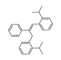 1-{2-phenyl-3-[2-(2-propyl)phenyl]prop-2-enyl}-2-(2-propyl)benzene结构式