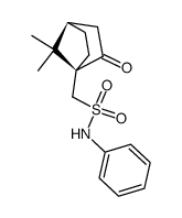 (+-)-2-oxo-bornane-10-sulfonic acid anilide Structure