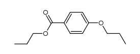 4-propoxy-benzoic acid propyl ester Structure