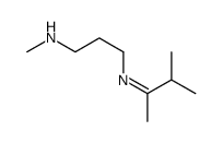 N-methyl-3-(3-methylbutan-2-ylideneamino)propan-1-amine结构式