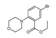 ethyl 5-bromo-2-morpholin-4-ylbenzoate Structure