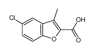 5-Chloro-3-methyl-benzofuran-2-carboxylicacid Structure