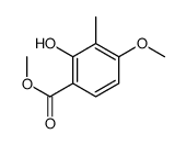 methyl 2-hydroxy-4-methoxy-3-methylbenzoate结构式