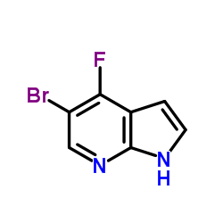 5-Bromo-4-fluoro-1H-pyrrolo[2,3-b]pyridine structure