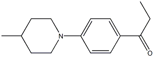 1-(4-(4-methylpiperidin-1-yl)phenyl)propan-1-one Structure