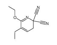 2,2(3H)-Pyridinedicarbonitrile,6-ethoxy-5-ethyl-(9CI) Structure