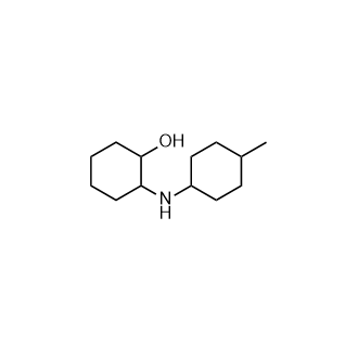 2-((4-Methylcyclohexyl)amino)cyclohexan-1-ol Structure