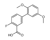 5-(2,5-dimethoxyphenyl)-2-fluorobenzoic acid Structure