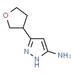 3-(Oxolan-3-yl)-1H-pyrazol-5-amine Structure