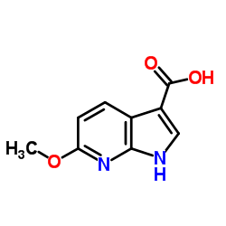 6-Methoxy-1H-pyrrolo[2,3-b]pyridine-3-carboxylic acid structure