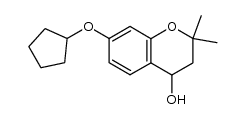 7-(cyclopentyloxy)-2,2-dimethylchroman-4-ol Structure