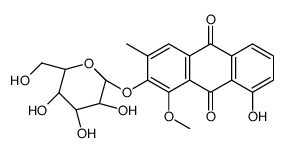 Obtusifolin-2-O-glucoside Structure