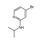 4-Bromo-N-isopropylpyridin-2-amine结构式