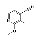 3-Fluoro-2-methoxyisonicotinonitrile structure