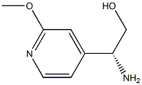 (2R)-2-AMINO-2-(2-METHOXY(4-PYRIDYL))ETHAN-1-OL Structure