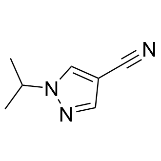 1-异丙基-1H-吡唑-4-腈结构式