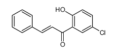 (E)-1-(5-chloro-2-hydroxyphenyl)-3-phenylprop-2-en-1-one结构式