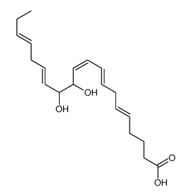 12,13-dihydroxyeicosa-5,8,10,14,17-pentaenoic acid结构式